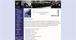 Desktop Screenshot of cascadianchorale.org